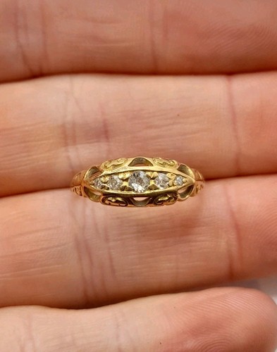 Antique gold diamond - gold,