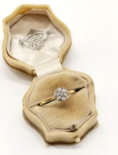 18ct antique gold and - antique, diamond