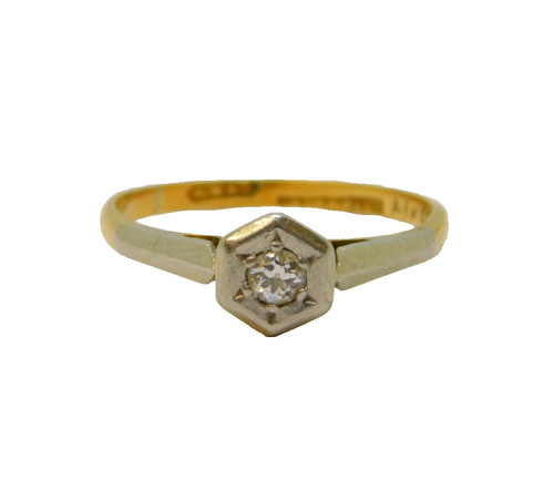 Victorian 18ct gold platinum - victorian,