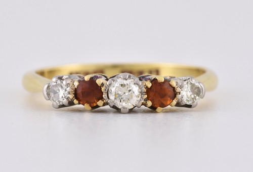 Antique 18ct gold platinum - gold,