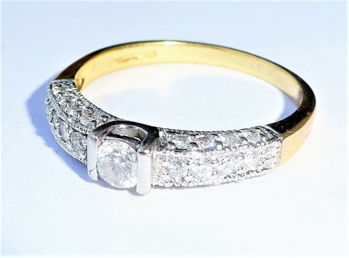 Antique style 18ct gold - style,