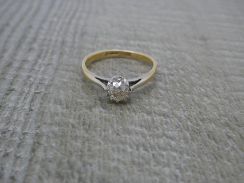 Antique 18ct gold platinum - antique, &