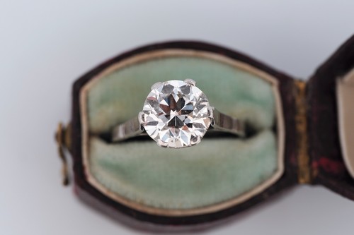 Platinum vintage engagement - vintage,