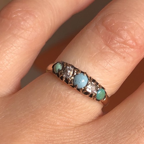 Antique 18ct gold women - gold, women’s