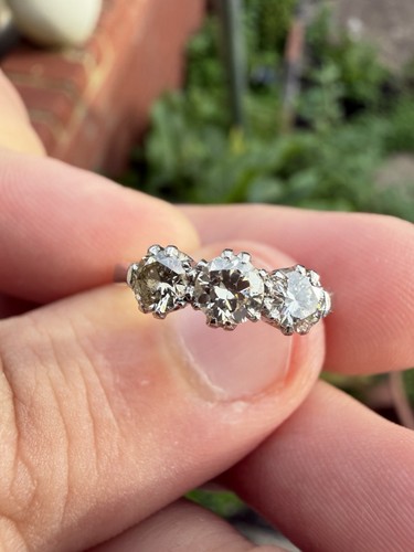 Gorgeous antique 18ct plat - antique, 18ct&plat