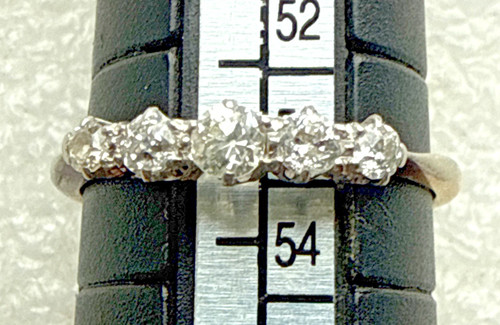 Stone diamond ring - 5,