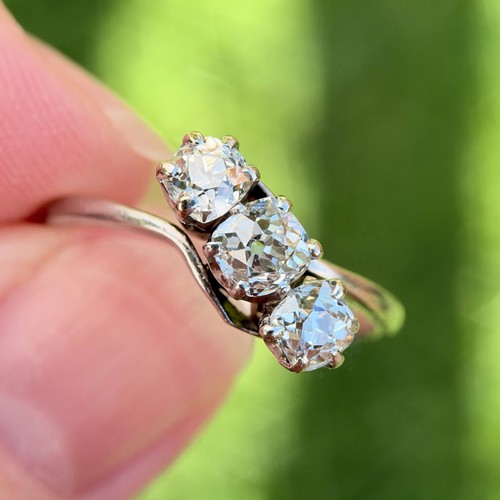 Platinum 965ct antique - 0.965ct,