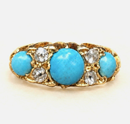 Antique victorian 1901 18ct - 1901,