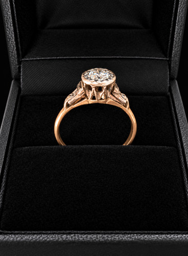 Vintage 18ct gold platinum - vintage,