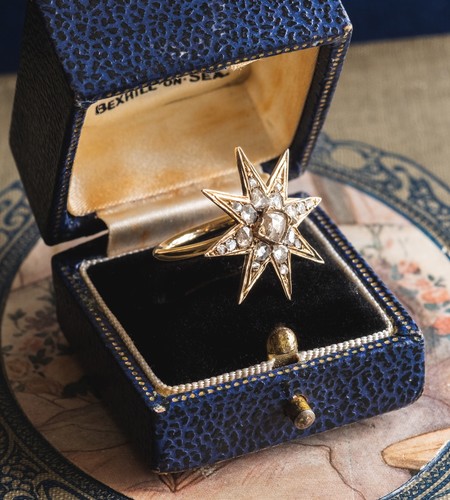 Antique georgian diamond star - antique,
