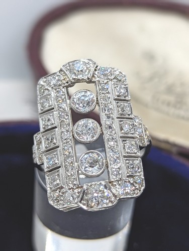 Antique art deco platinum - deco,