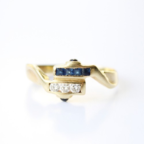 Antique 18ct gold diamond - 18ct,