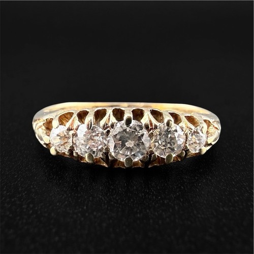 18ct yellow gold antique - 18ct,