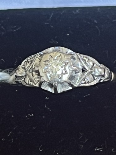 Antique diamond white gold - antique,