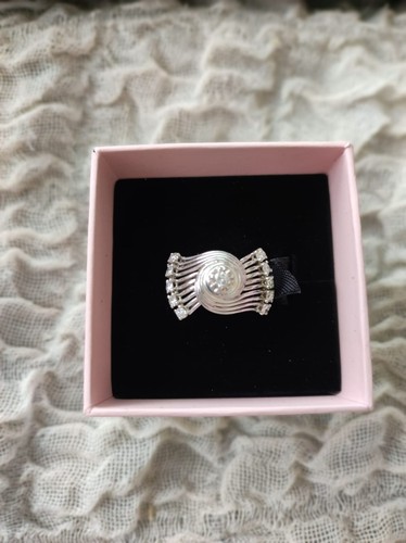 Vintage ring white gold - gold, and