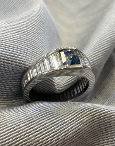 Natural teal sapphire - teal,