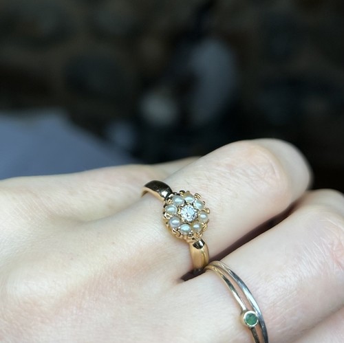 English antique edwardian 18ct - antique,