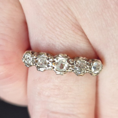 Vintage platinum 18kt gold - platinum,