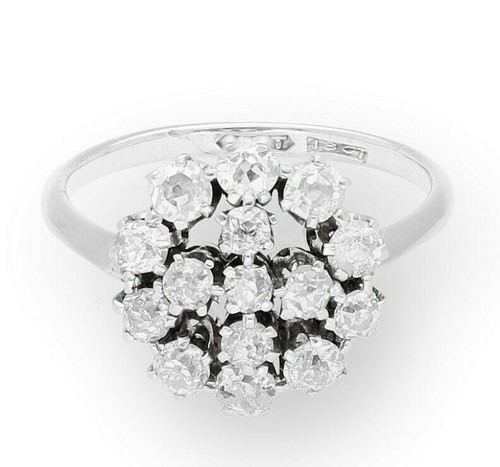 Antique 18carat white - white, old