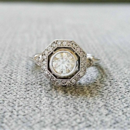 2ct round cut diamond antique - cut,