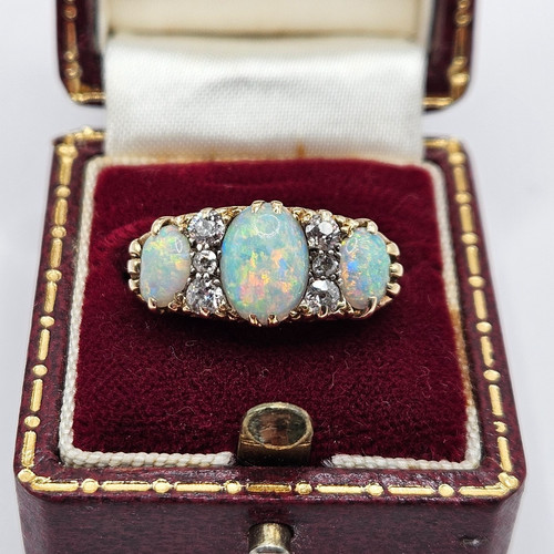 Antique edwardian 18ct gold - edwardian,