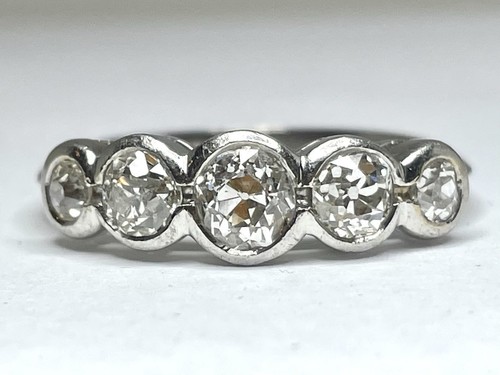 Antique platinum old - platinum, cut