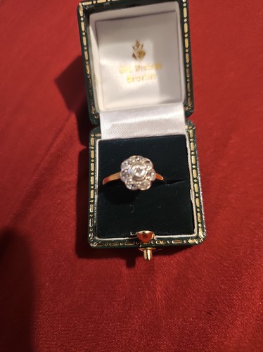 Edwardian diamond ring - diamond,