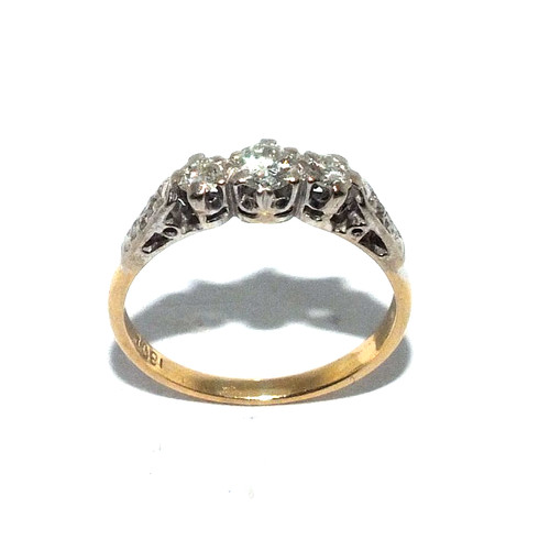 Ladies 18ct yelow gold antique