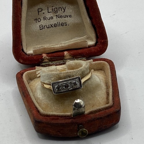 Antique edwardian 18ct gold - edwardian,