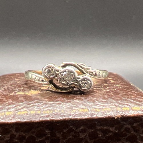 Antique 18ct gold platinum - antique,, gold,