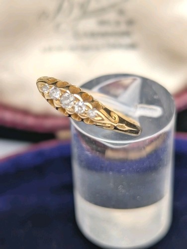 Antique 18ct gold diamond - antique,