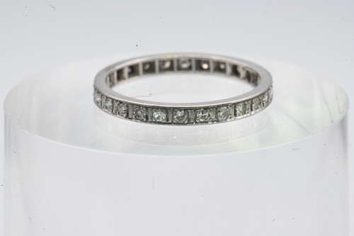 Antique platinum single cut - single,