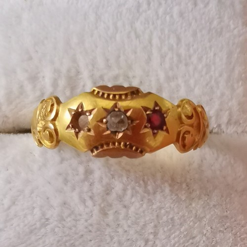 Antique 15ct gold diamond - antique,