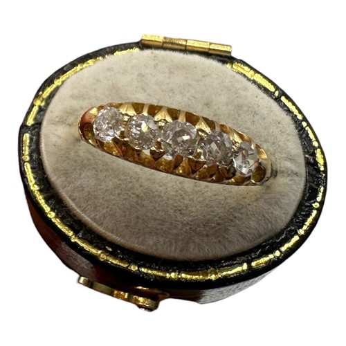 Antique 18ct gold - 5, old