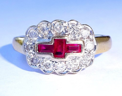 Antique style 18ct gold - antique,