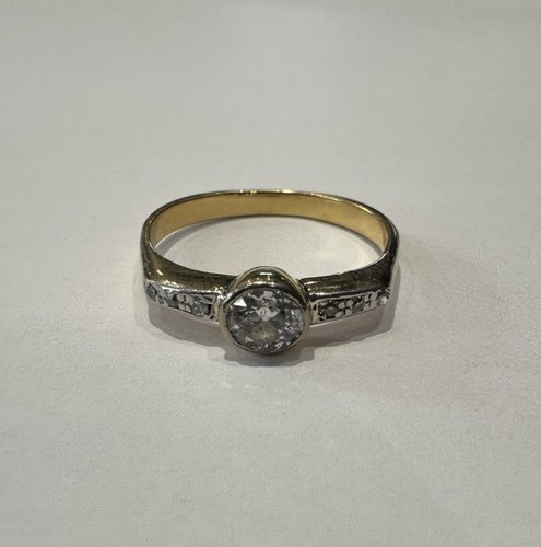 Antique 18ct 34ct - antique, diamond