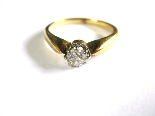 Antique ring gold 585 with - gold,