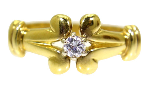 Edwardian 15ct diamond - 0.15ct,