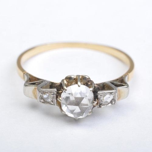 Antique diamond ring - antique, um