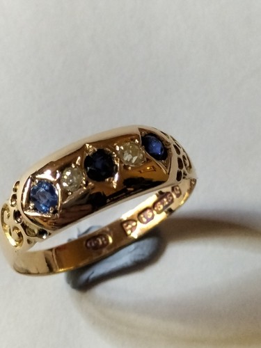 Antique ring 15ct - ring., gold